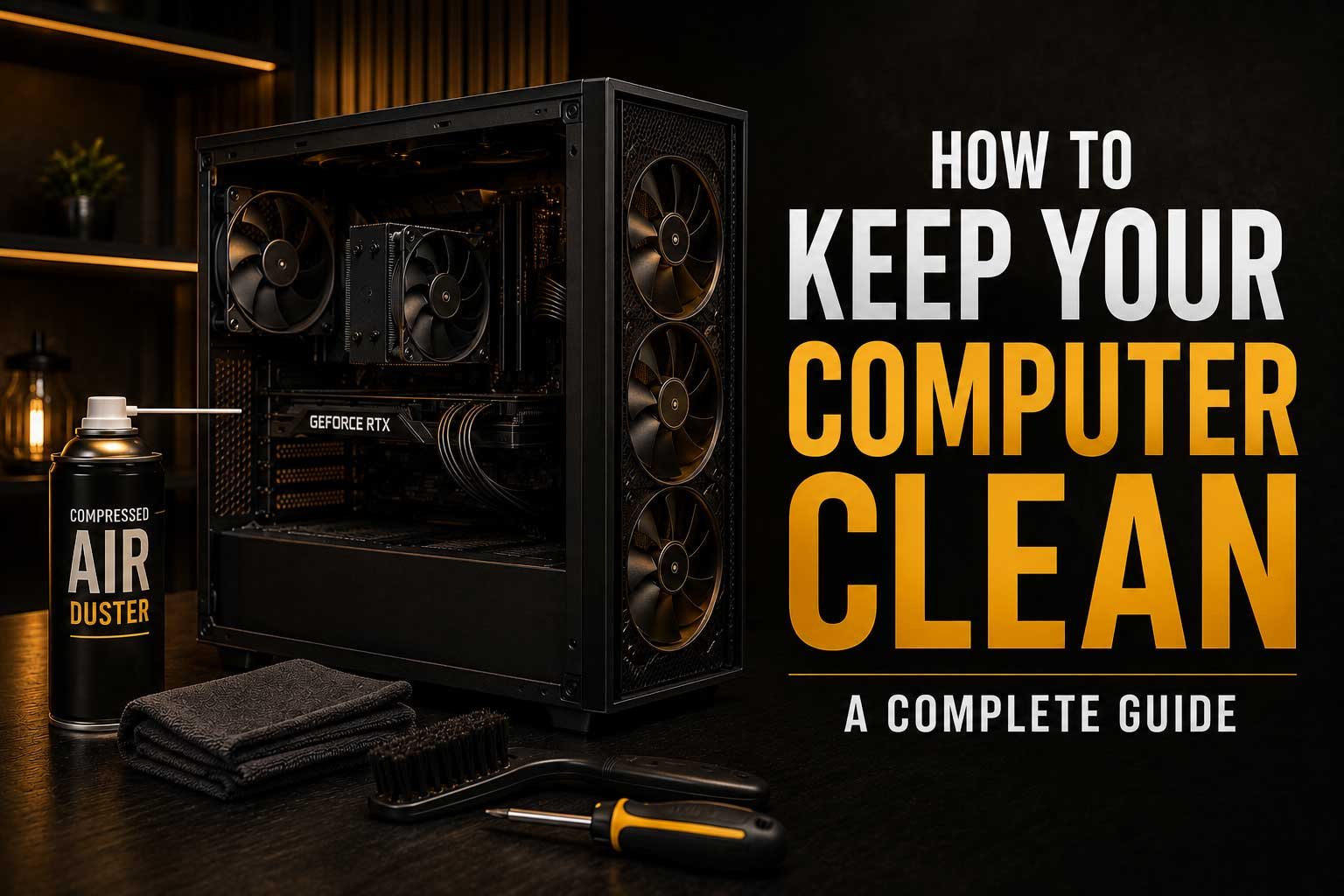 How to Clean Your PC and Keep It Dust-Free: A Complete Guide