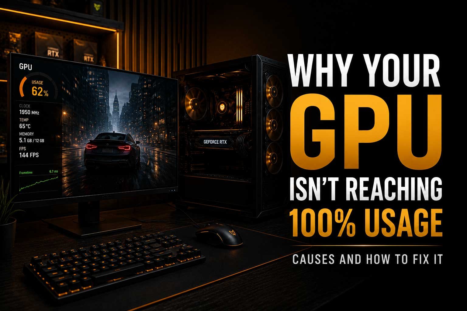 Why Your GPU Isn’t Reaching 100% Usage: Causes and How to Fix It
