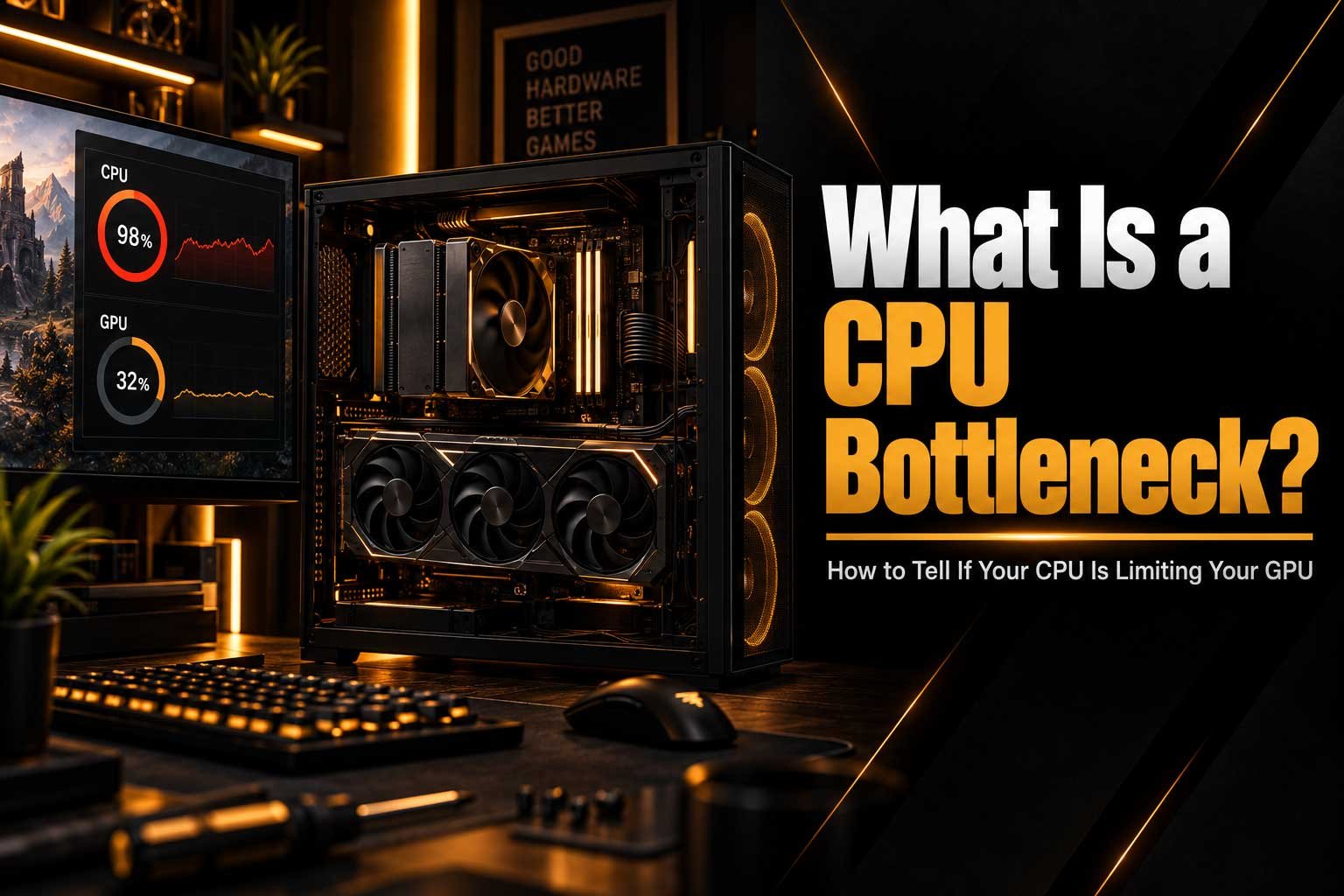 What Is a CPU Bottleneck? How to Tell If Your CPU Is Limiting Your GPU