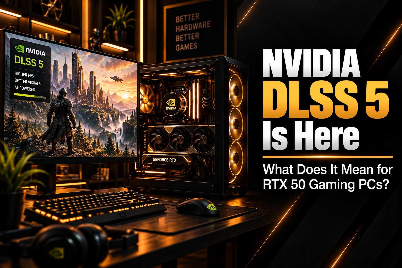 NVIDIA DLSS 5 Is Here: What Does It Mean for RTX 50 Gaming PCs?