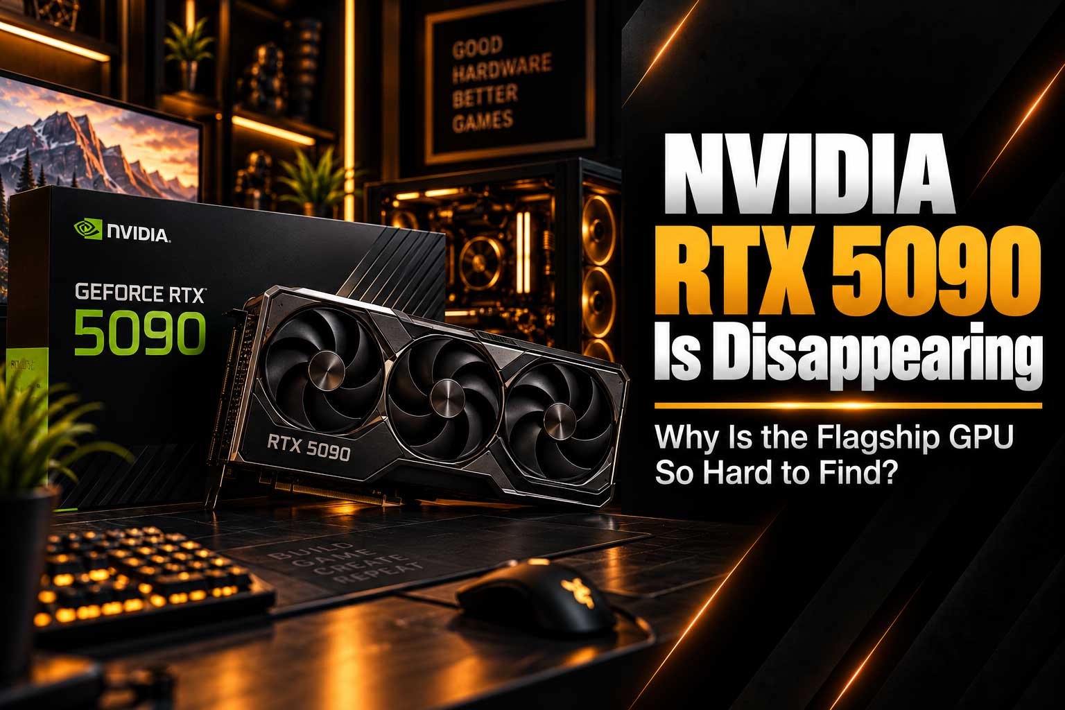 NVIDIA RTX 5090 Is Disappearing: Why Is the Flagship GPU So Hard to Find?